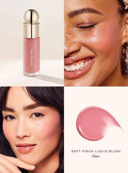 Rare Beauty Matte Long-Lasting Soft-Focus Blush Smooth Cream-to-Powder Blush Sweatproof Waterproof Liquid Blush Hydrating Makeup