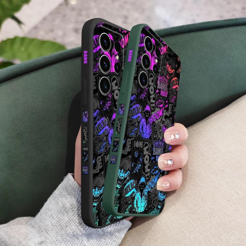 Clown Art TPU Case for Samsung Galaxy S25–S10 Series