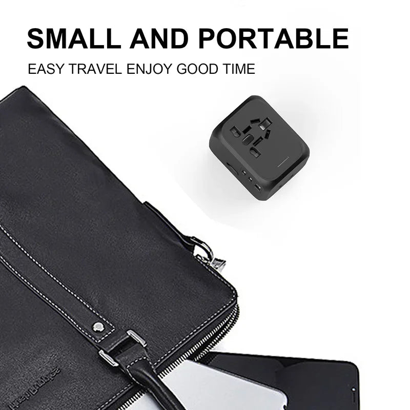 Universal Travel Adapter Power Plug Converter EU US UK AU All in One International Charger Wall Charger for Smartphone Laptop