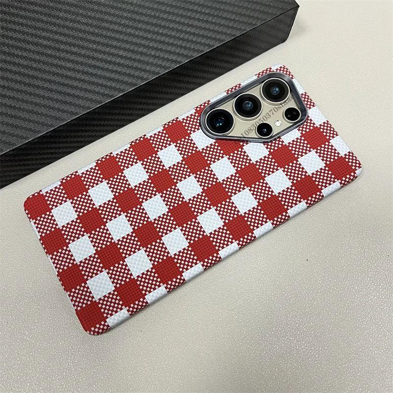 Carbon Fiber MagSafe Case with Alloy Lens Protection for Samsung Galaxy