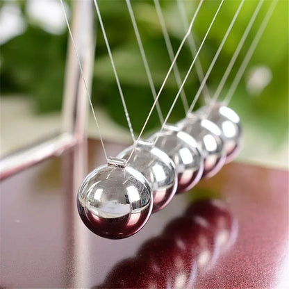 Newton’s Cradle Pendulum Ball Desk Toy for Stress Relief