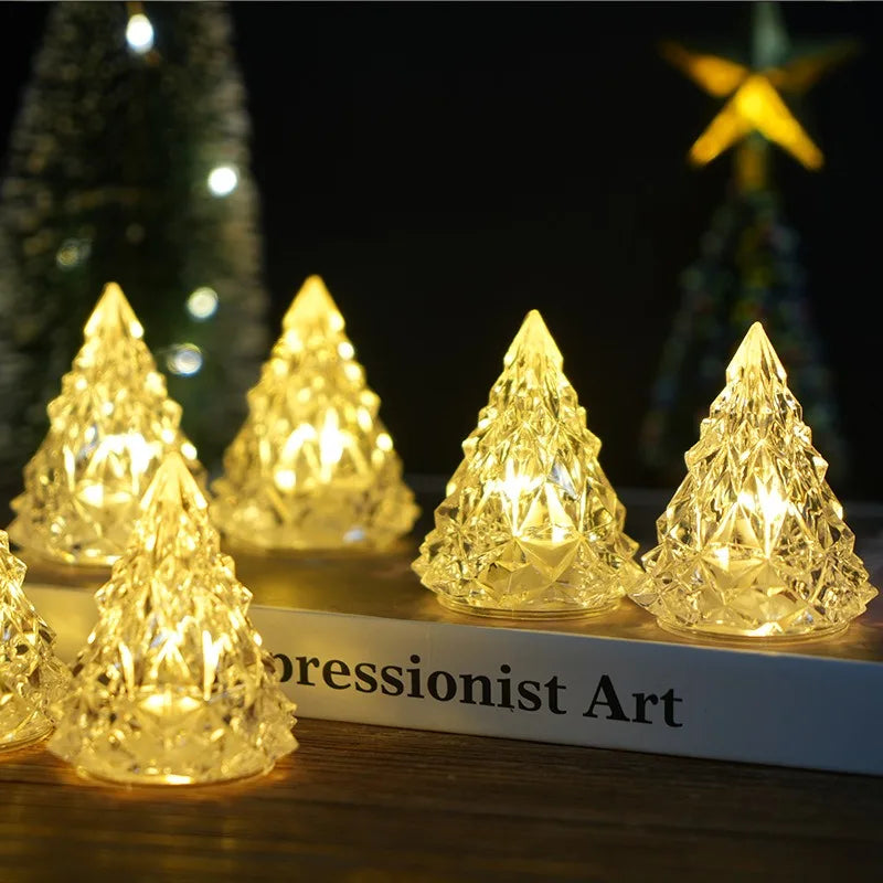 Mini Christmas Tree Ornament – 8cm Holiday Decor (1–3 Pcs)