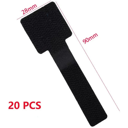 Reusable Cable Ties Fastening Wire Organizer Cord Rope Holder Self Adhesive Adjustable Cord Organizer Straps Desk Management - Urbizia