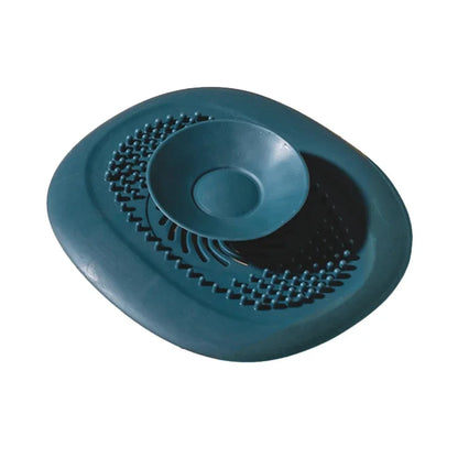 YITAPE 2PCS Silicone Bathroom Hair Catcher Deodorant Floor Drain Cover Anti-Clogging Shower Strainer Kitchen Sink Plug Stopper
