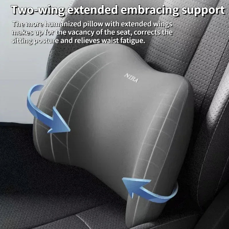 Car Memory Foam Neck & Lumbar Support Pillow - Urbizia