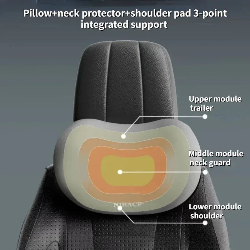 Car Memory Foam Neck & Lumbar Support Pillow - Urbizia