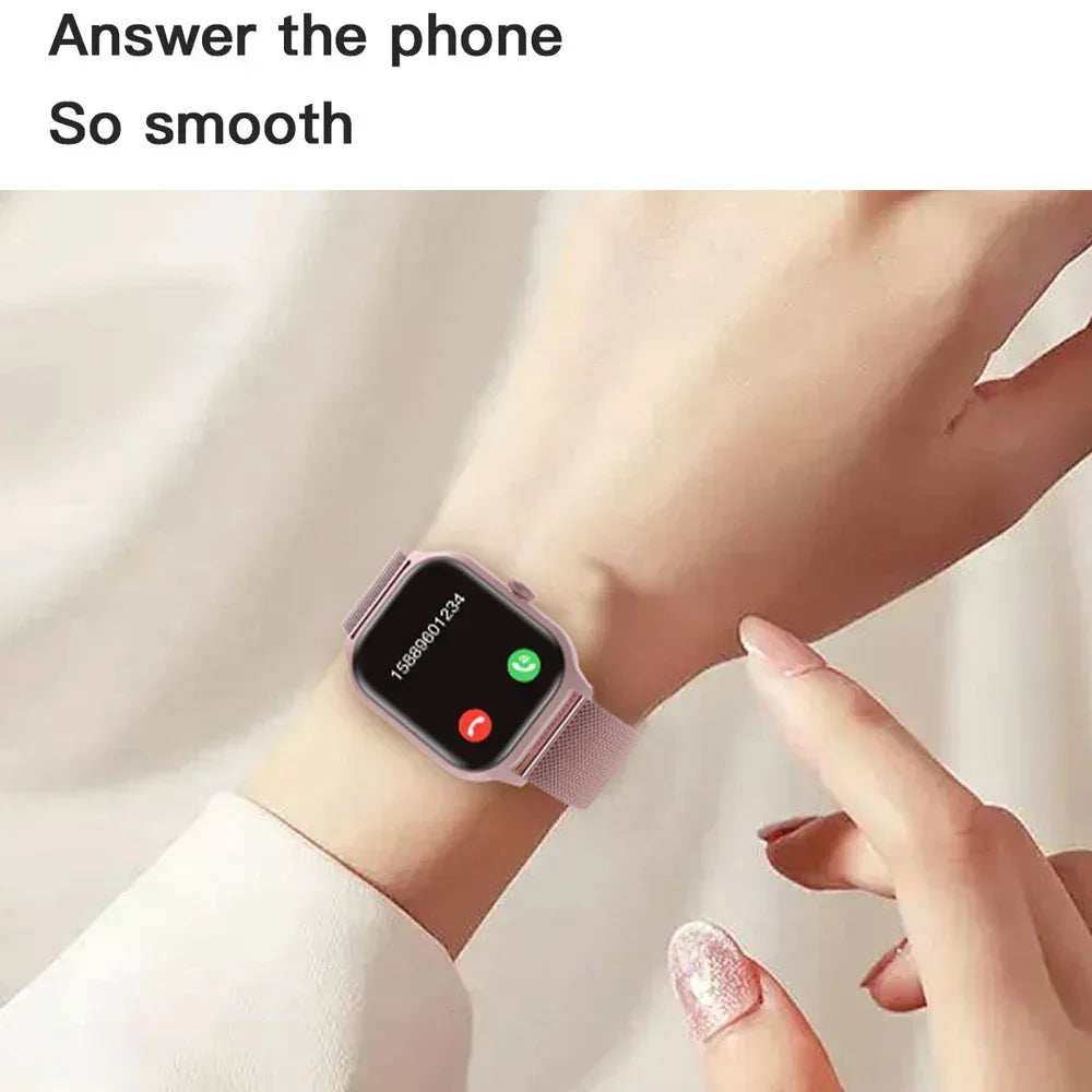 LEMFO LT10 Smart Watch 2024 Android Gift Bluetooth Call Smartwatch 2024 Touch Dial Music Fitness Tracker Sports Watches - Urbizia