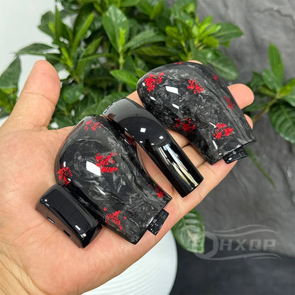 Customized Forged Carbon Fiber Side Cover Shift Gear Head Suitable for Volkswagen Passat CC Golf