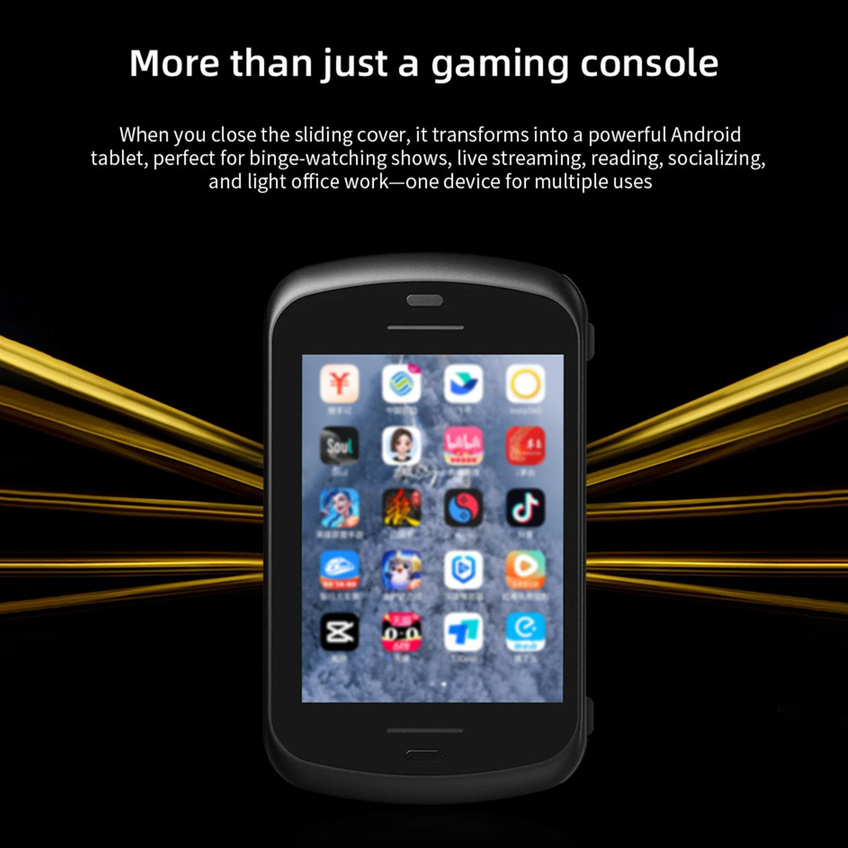 ANBERNIC RG Slide Handheld Game Console 4.7" LTPS In-Cell Screen Android Unisoc T820 Portable AI WiFi Arcade Video Gaming Player