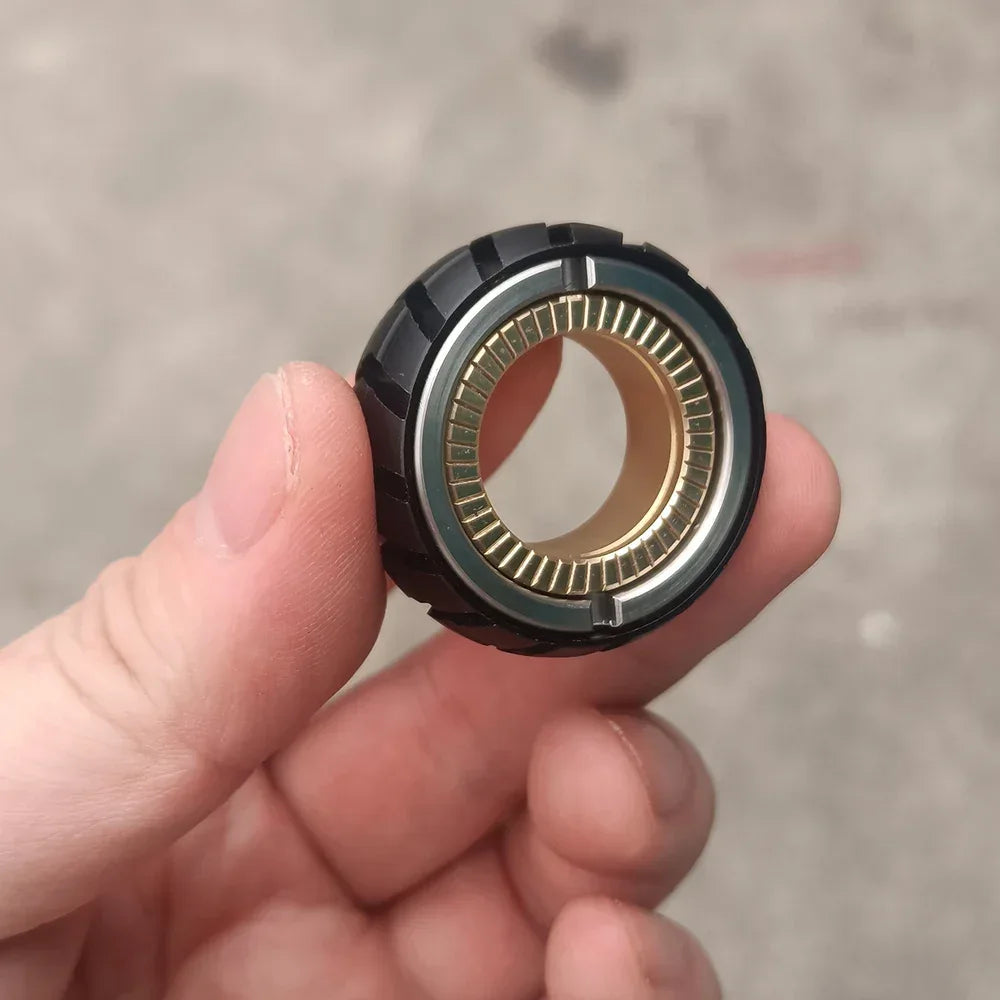 Metal Magnetic Fidget Spinner Ring for Stress & Focus Relief