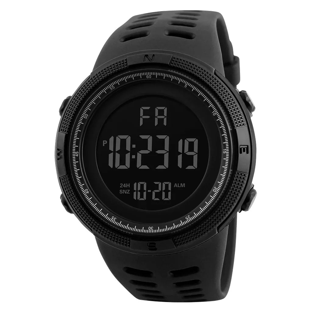 Electronic Watch For Mens Military Sports Watches Luminous Multifunction LED Digital Wristwatch for man kids Boy Student Teen - Urbizia