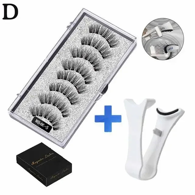 3D Magnetic Eyelashes Kit with Tweezers - Urbizia