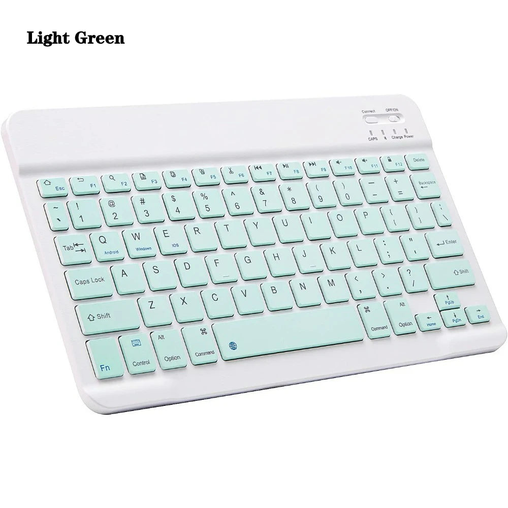 10 lnch Wireless  Bluetooth Mini Keyboard For iPad Phone Tablet Portable Bluetooth Keyboard and Mouse For Samsung Xiaomi Android