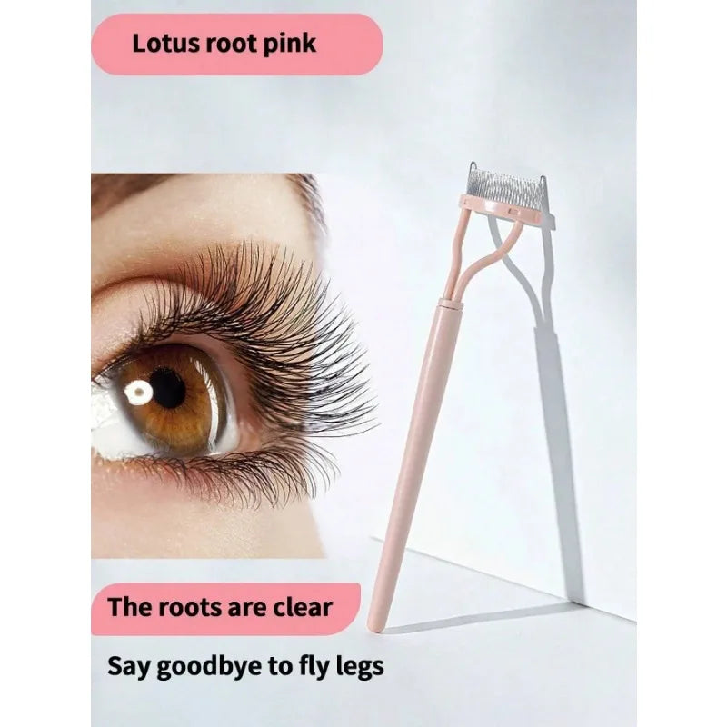 Ergonomic Eyelash Comb Separator – Curved Styling Tool