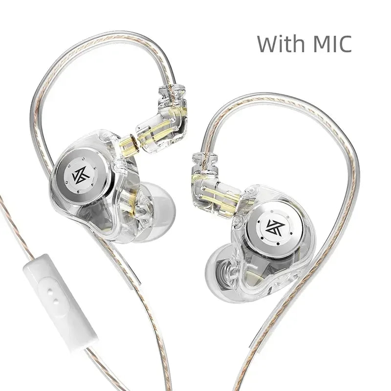 KZ EDX PRO Dynamic Earphones HIFI Bass Earbuds In Ear Monitor Sport Noise Cancelling Headset - Urbizia