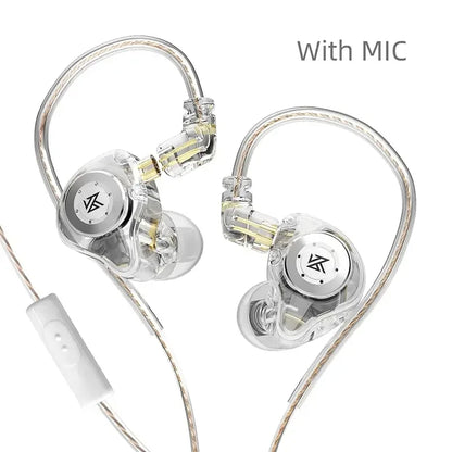 KZ EDX PRO Dynamic Earphones HIFI Bass Earbuds In Ear Monitor Sport Noise Cancelling Headset - Urbizia
