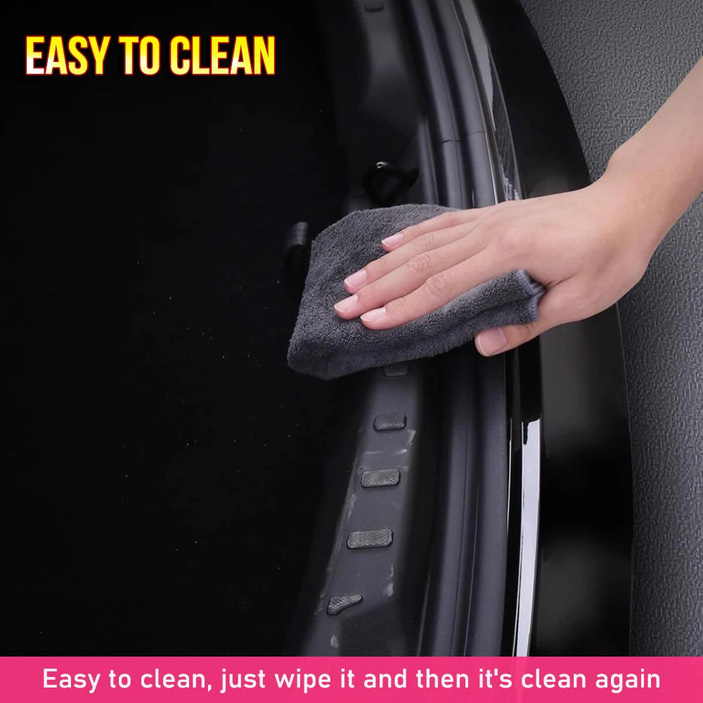 USVOTOV for Tesla Model Y Juniper Launch Model 3 2025 2026 Trunk Sill Guard Cargo Mat Rear Bumper Protector TPE Pads Accessories