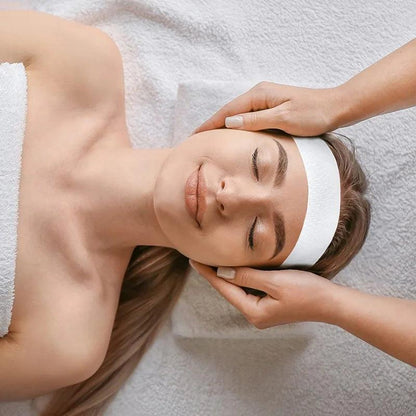 Disposable SPA Facial Headbands for Skincare & Salon Use