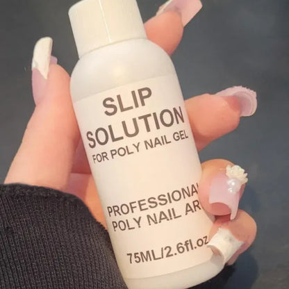 75ml Nail Slip Solution for Poly gel Extension UV Gel Extension Nail Art Manicure Design Tools