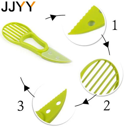 3-in-1 Avocado Slicer & Fruit Cutter Tool