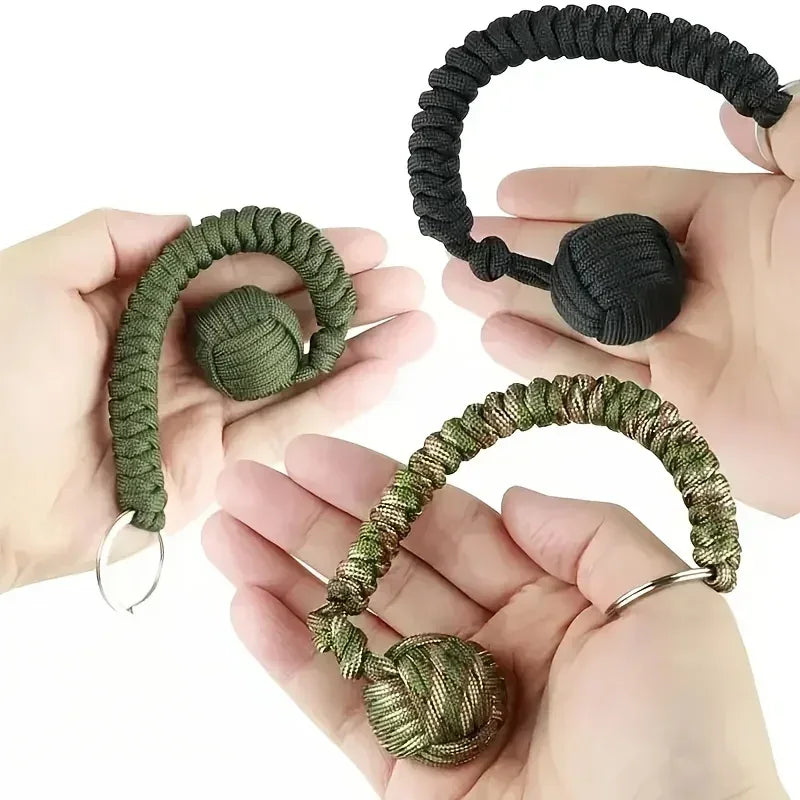 Paracord Monkey Fist Survival Keychain - Urbizia