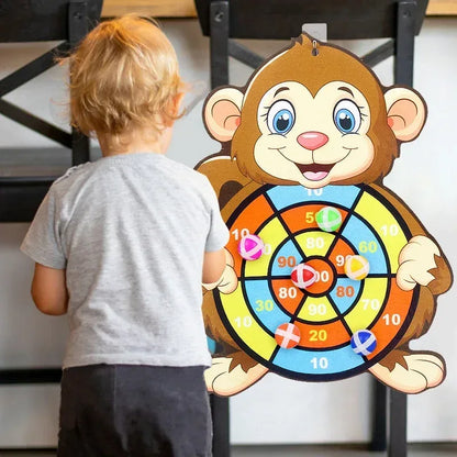 Montessori Sticky Ball Dart Board Game for Kids - Urbizia