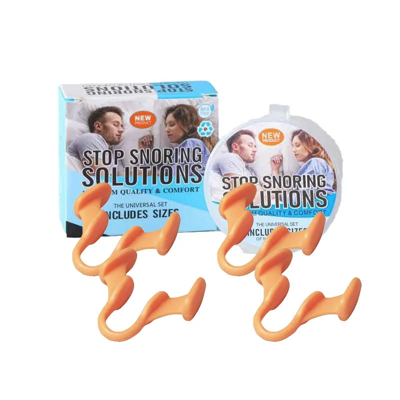 Silicone Nose Clip Anti-Snoring Nasal Dilator for Sleeping Breath Easier Snore Right Nasal Clip Improve Respiratory Comfort