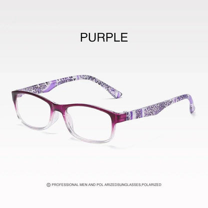 New Women Reading Glasses Vintage Printing Eyeglasses Frame Optical Computer Presbyopia Eyewear +1.0 +1.5 +2.0 +2.5