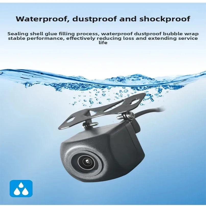 JISUIDA Car Rearview Camera Wifi HD 170-Degree Rearview Camera Wireless Waterproof Wifi Backup Camera 12V 24V Android iOS