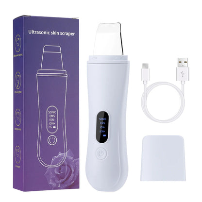 Ultrasonic Skin Scrubber Ion Deep Cleansing Facial Device