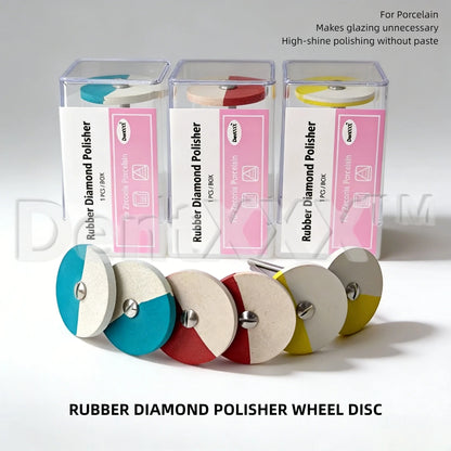 Rubber Diamond Polisher Wheel Disc Polishing Kit Pocerlian Grinding Head