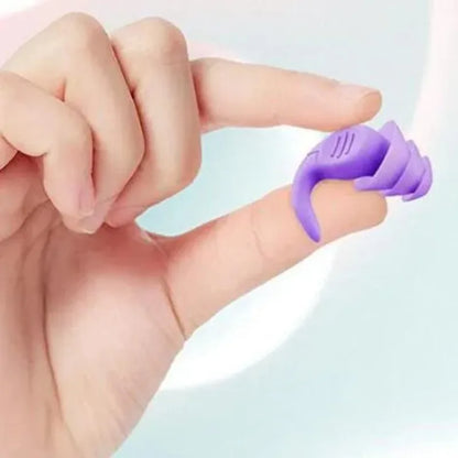 1 Pair Antinoise Earplugs Sound Insulation Ear Protection Earplugs Sleeping Swimming Travel Noise Reduction Waterproof Earplugs