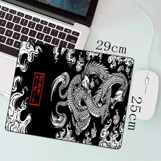 Japanese Dragon Large XXL Gaming Mousepad 900x400 700x300 Speed Desk Mat Anime Theme Keyboard Gamer Mouse Pad for Esports - Urbizia