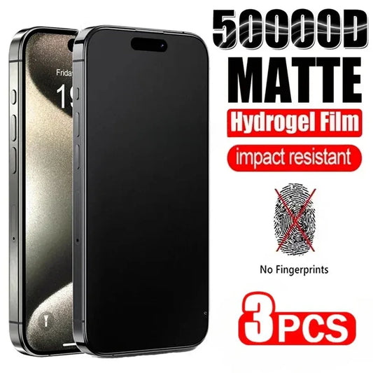 Matte Hydrogel Screen Protector 3-Pack iPhone