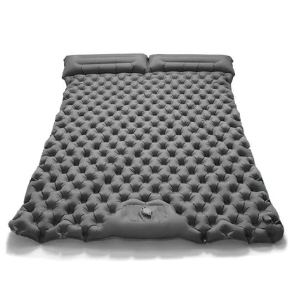 Outdoor Camping Double Inflatable Mattress Extra Wide Sleeping Pad Ultralight Folding Bed Sleeping Mat Car Travel Mat - Urbizia
