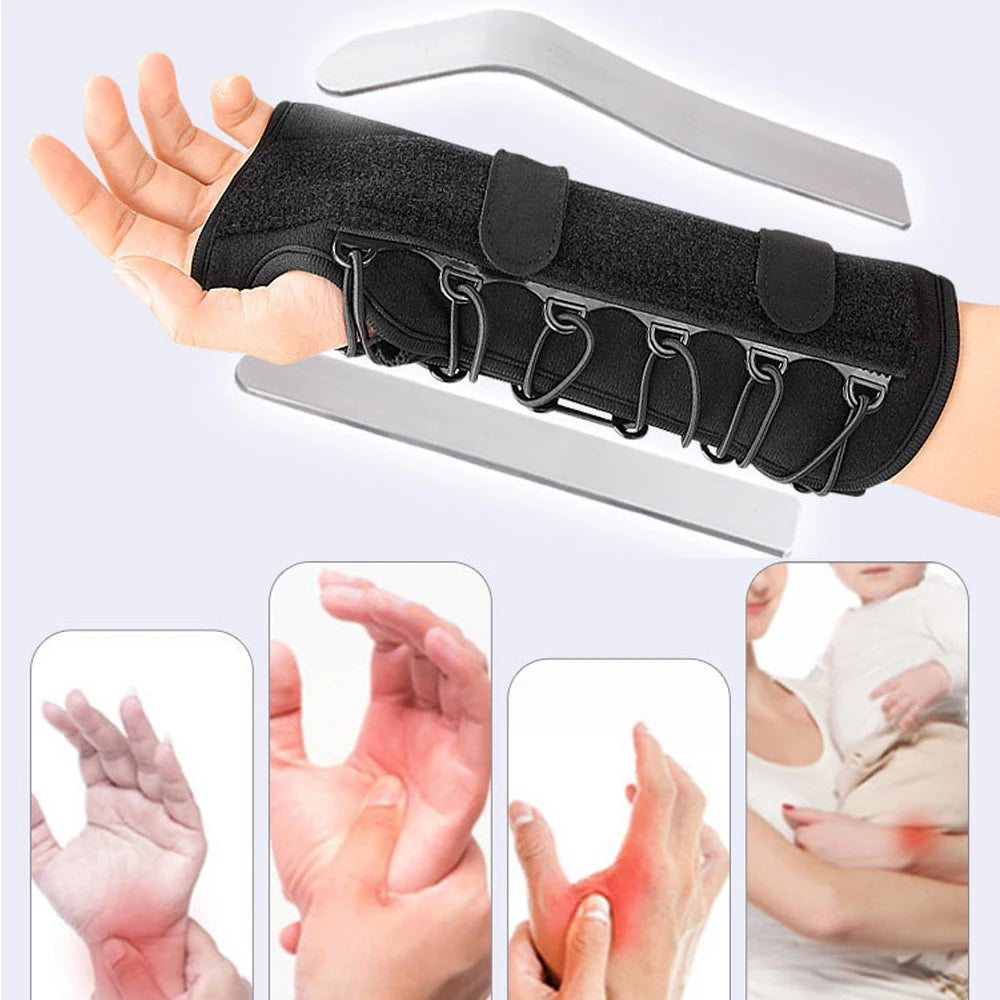 1PC Wrist Brace & Thumb Spica Splint - Medical Support for De Quervain's, Tendonitis, Carpal Tunnel & Arthritis - Adjustable Sta