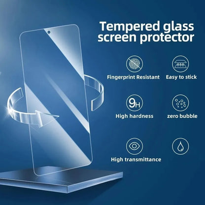 3Pcs Full Cover Ultra Clear Tempered Glass for Samsung Galaxy S26 S25 S24 S23 Ultra S22 S21 Plus S25 S24 FE 9H Screen Protector