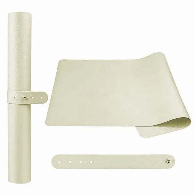 Nail Art Table Mat Foldable Hand Rest Pad For Nail Armrest Cushion Waterproof Scratch Dirt Resistant Leather Studio Desk Mat