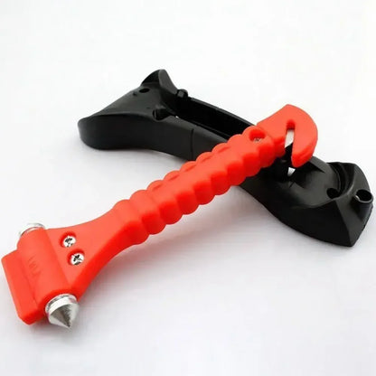 ISGTDRM Safety Hammer Camping Driving Car Seat Belt Cutter 2-in-1 Emergency Break Window Glass Punch Survival Life Rescue Tools - Urbizia