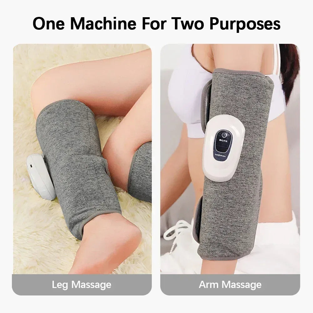 1/2 pcs Electric Leg Massager Wireless 360° Air Compression Leg Calf Massage Air Pressure Calf Massager Relax Leg Muscle - Urbizia