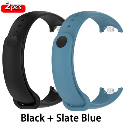 Silicone Strap for Xiaomi Mi Band 10 9 8 Strap NFC Sport Bracelet Wristband pulseira correa Xiaomi Smart Band 10 9 8 Accessories