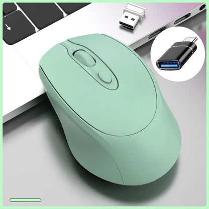 Rechargeable Wireless Computer Mouse 2.4G Bluetooth-Compatible Wireless Mouse USB Silent Gamer Mice For PC Laptop Macbook Tablet