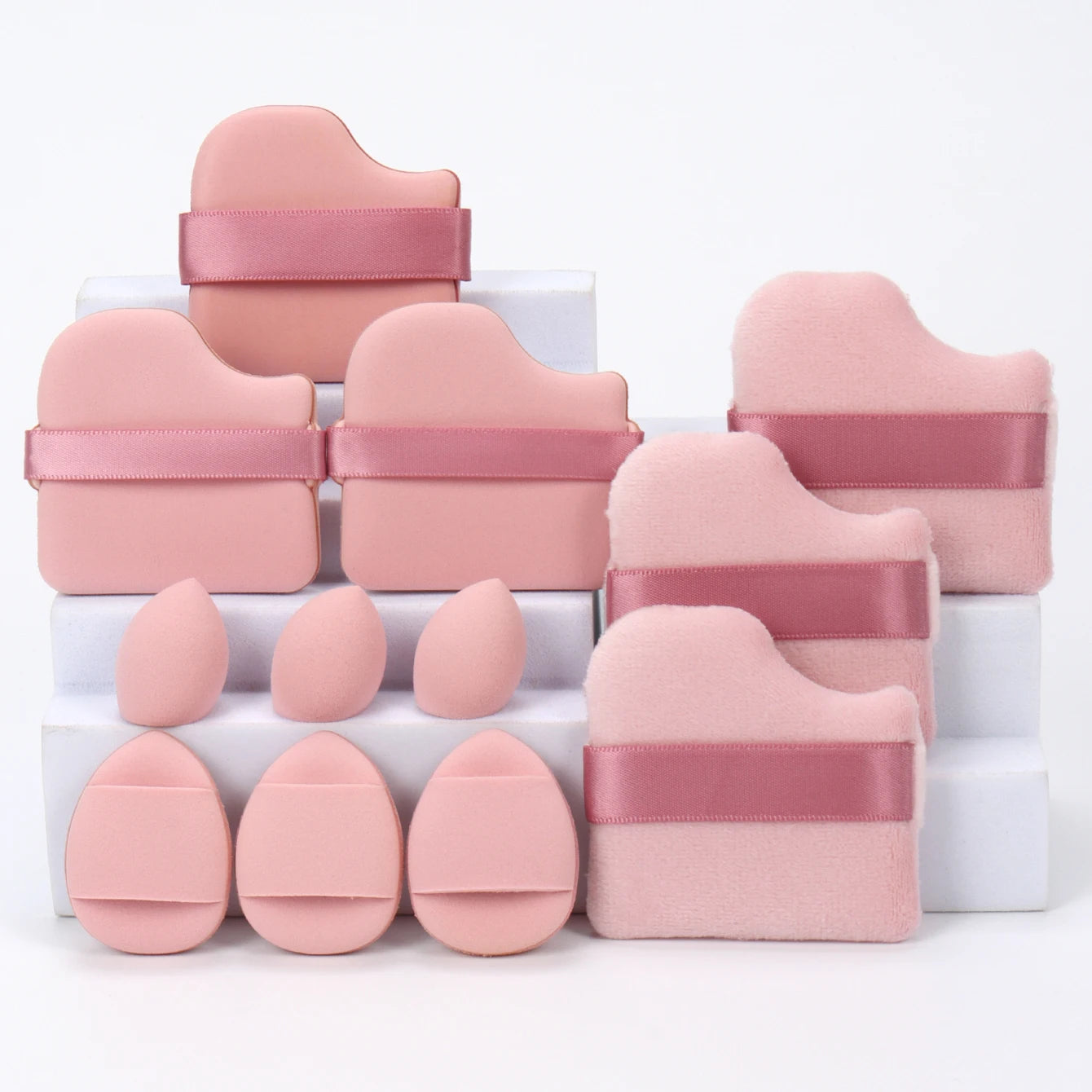 12-Piece Makeup Sponge & Puff Set