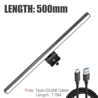 LED Desk Lamp Monitor Light Bar PC Computer Dimmable Screen Light 33cm 50cm Office Study Reading Hanging Table Lamp USB Powered - Urbizia
