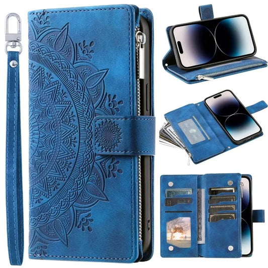 Leather Flip Wallet Case for Samsung Galaxy