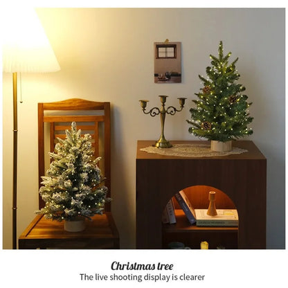 Artificial PVC Christmas Tree – 45cm / 60cm with Pinecones