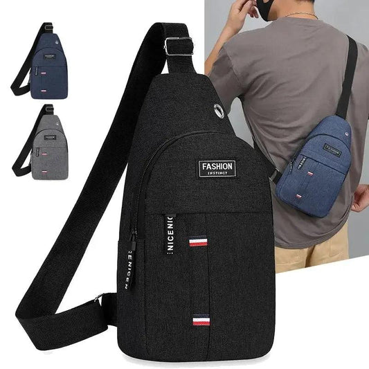 Men's Waterproof Large Capacity Fanny Pack, Adjustable Strap for Outdoor Activities, Travel Running, Hiking, Cycling Waist Bag