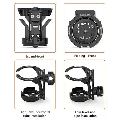 2026 NEW Motorcycle Foldable Cup Holder Lightweight Adjustable Water Bottle Mount for Electric Bicycle Sport Cycling Accessories