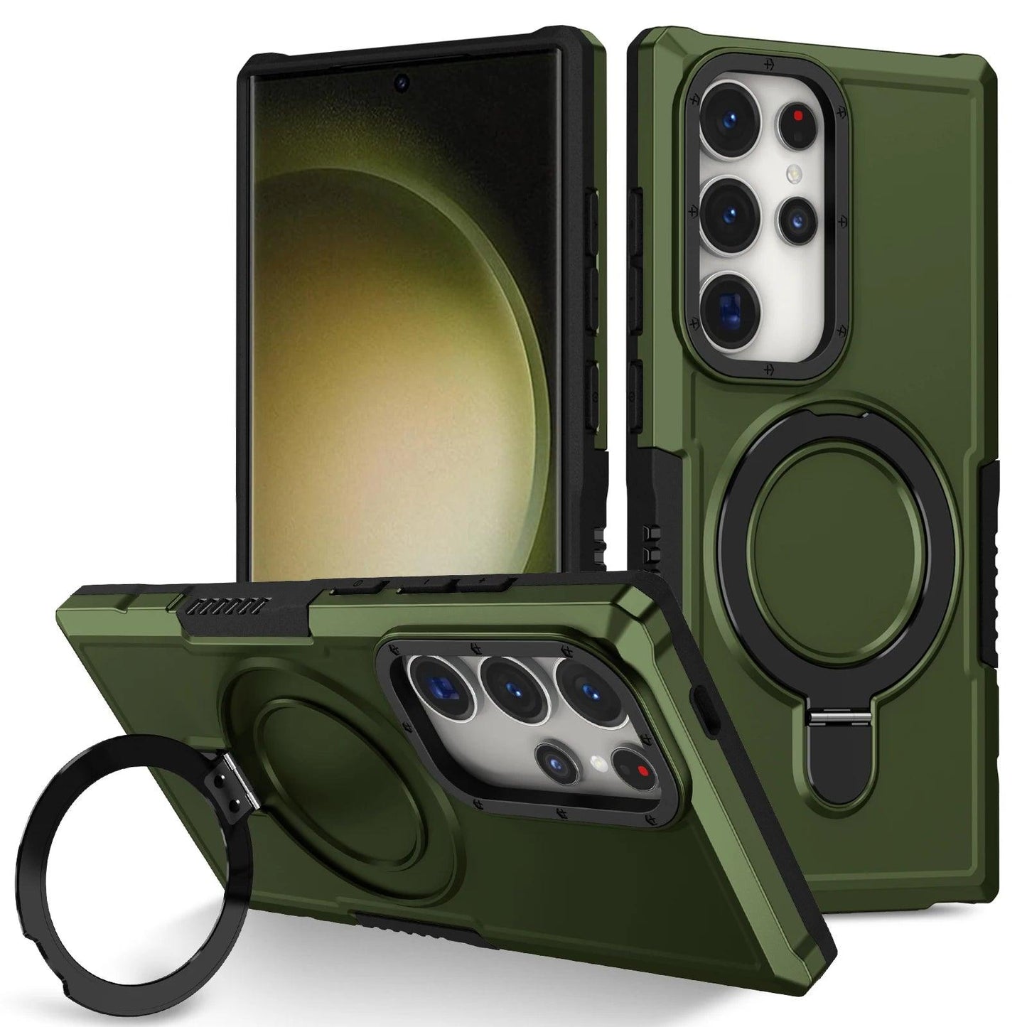 Armor Ring Holder Case for Samsung Galaxy