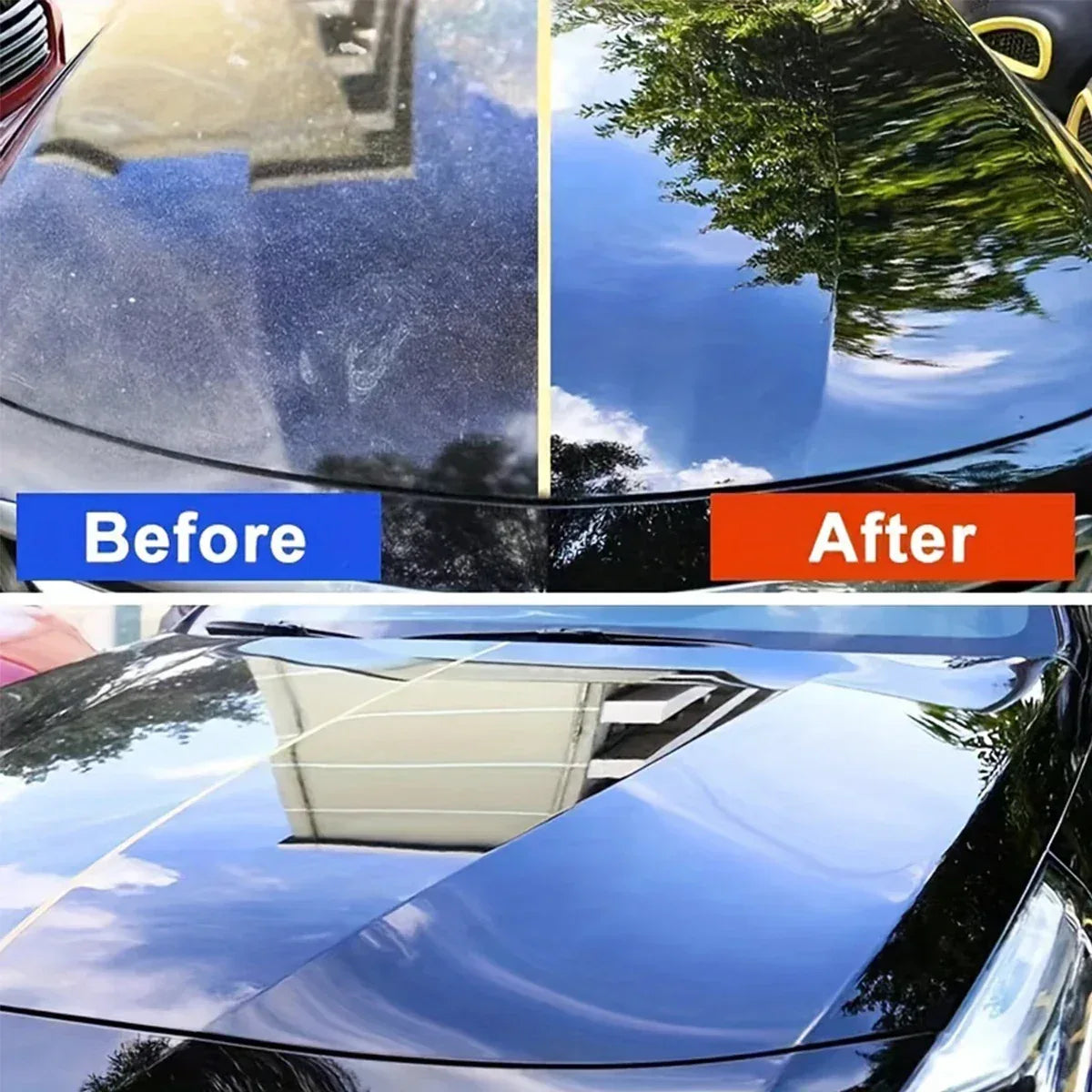 3 in 1 Car Ceramic Nano Coating Liquid Coatin Nano Crystal Hydrophobic Layer Polishing Paint Coating Agent Polish Nanos Coatings - Urbizia